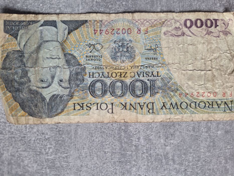 Banknoty różne z epoki Gierka