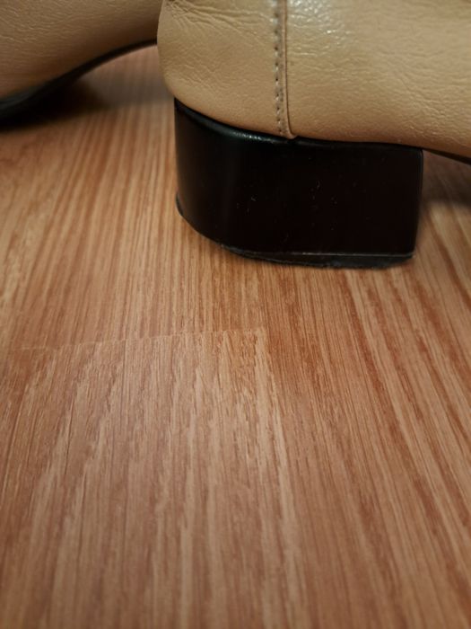 Buty damskie mokasyny beżowe r.38