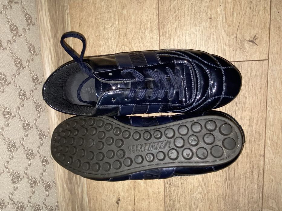 Назва: Кросівки Bikkembergs оригінал, лаковані, темно-сині