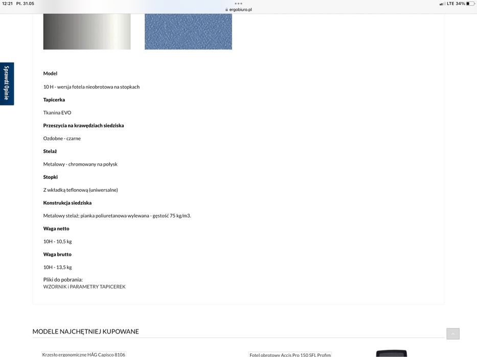 Fotele biurowe Profim