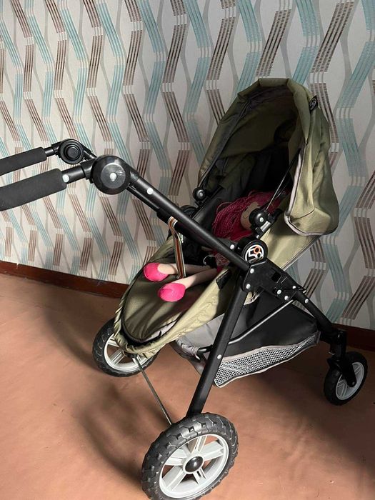 Коляска для кукол 2 в 1, пупсов