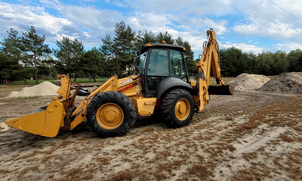 Koparko ładowarka CASE 695 Sprowadzona, CAT, JCB, NEW HOLLAND