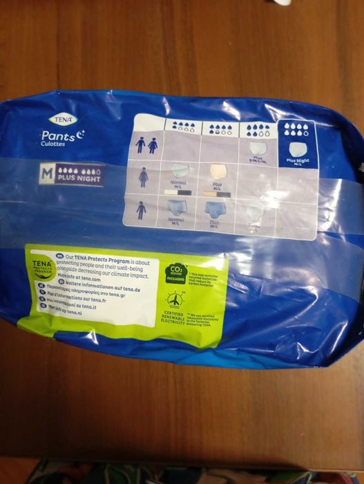 Труси-підгузки для дорослих Tena Pants Plus Night Largе 12 шт