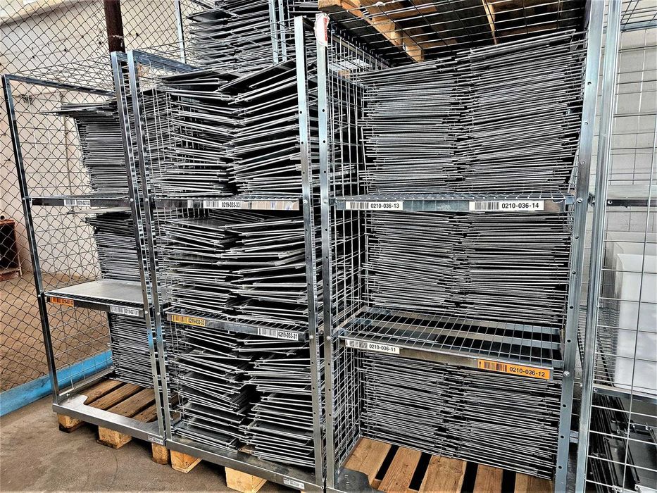 Kosz Siatkowy Nadstawka Kontener Gitterbox Regał  Magazynowy Transport