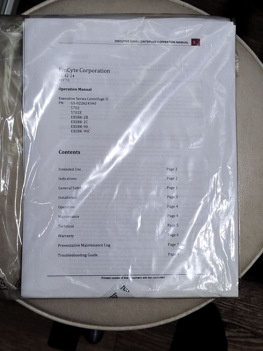 Centrifugadora Eppendorf 5702