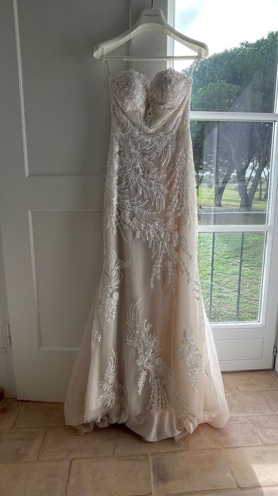 Vestido de noiva Pronovias - Maclaine sereia rendado