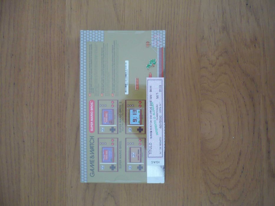 Game Watch "Nintendo" Super Mario Bros