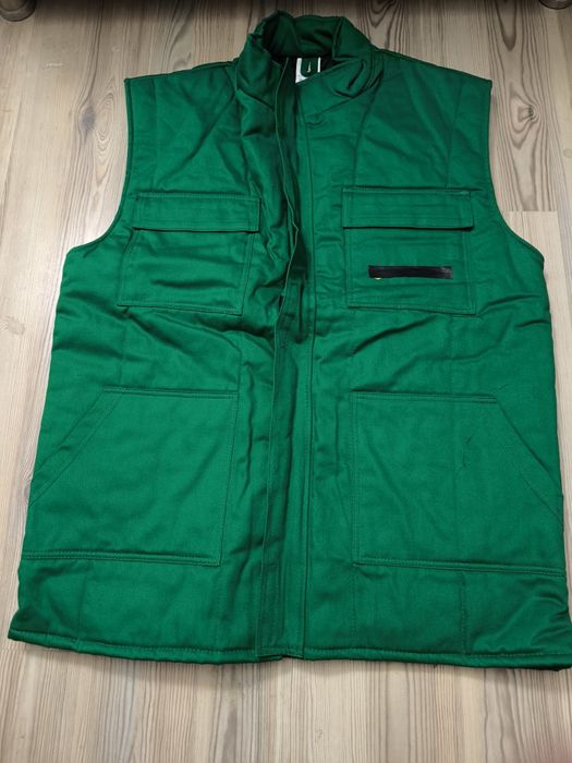 Kamizelka ocieplana robocza kolor zielony