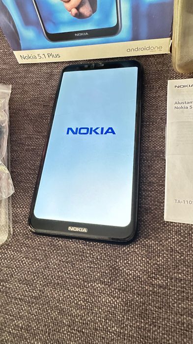 Nokia 5.1 Plus Dual Sim 32 GB 4G (LTE) czarny Smartfon BEZ BLOKAD