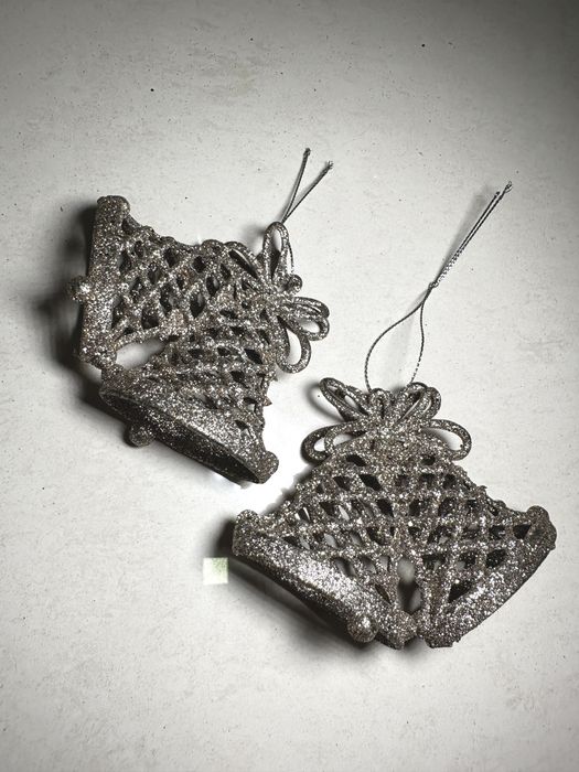 2 enfeites sinos 3D - novo