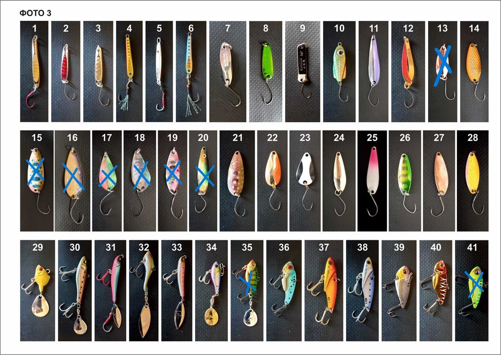 Воблеры от UL до 130-х, джерки, силикон, колебалки, вертушки