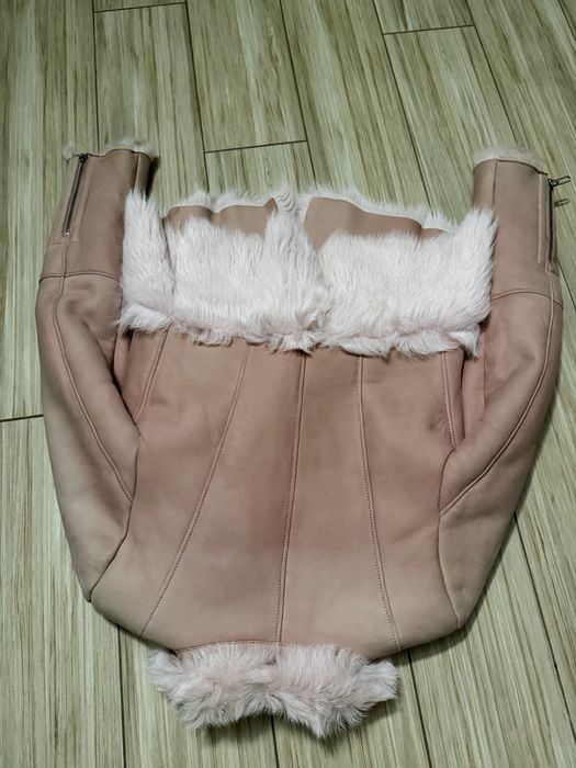 Натуральна дублянка, рожева дублянка, дублянка з овчини
