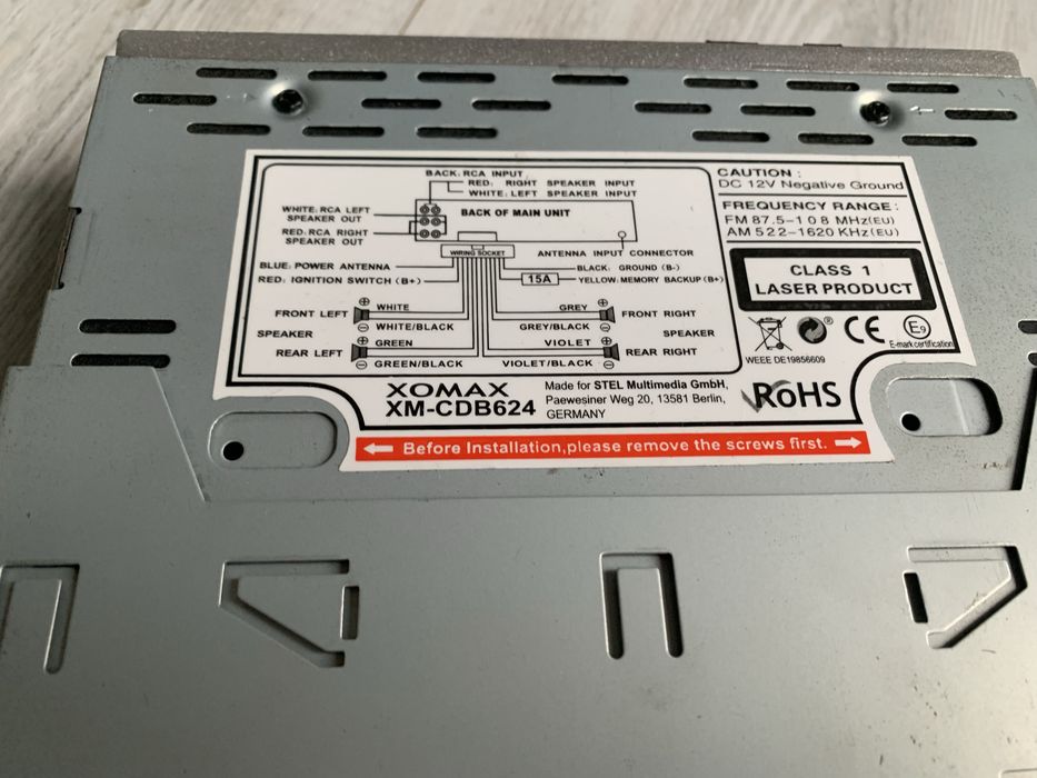 Radio Xomax usb karta