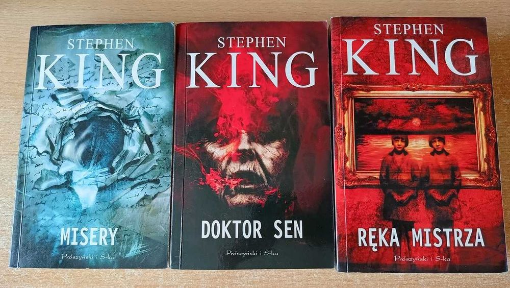 Zestaw Stephen King Misery + Doktor Sen + Ręka Mistrza - kieszonkowe