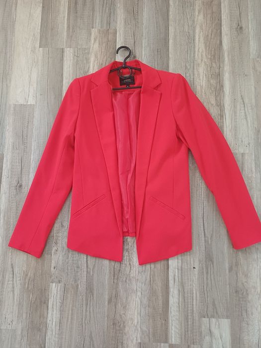 Elegancka czerwona marynarka żakiet Papaya Collection roz. 36 / 8