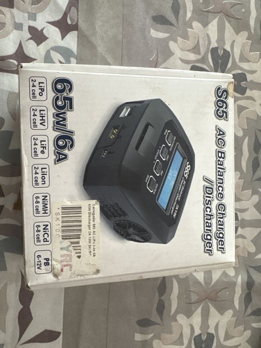 Carregador SKYRC S65 Charger lipo , lilon, lihv, life..