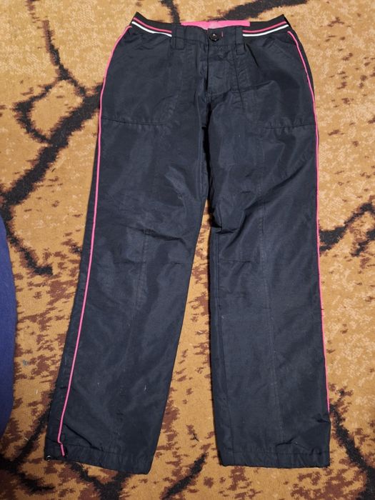 Spodnie śniegowce ocieplane polarem