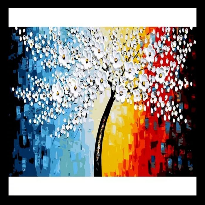 Картина по номерам, картина по номерах дерево