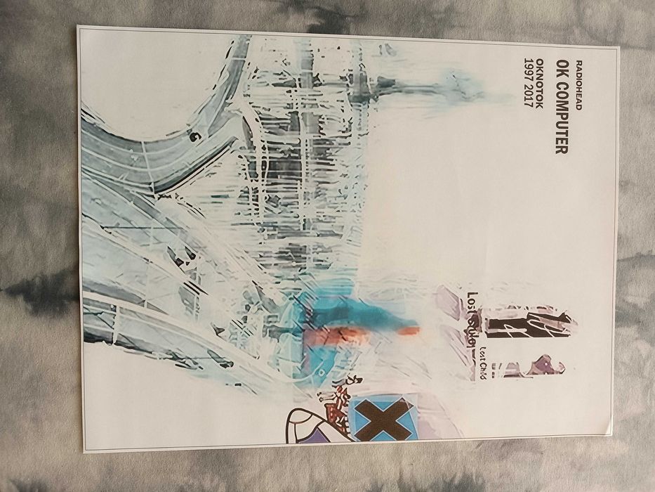 plakat  na płótnie zespołu muzycznego radiohead