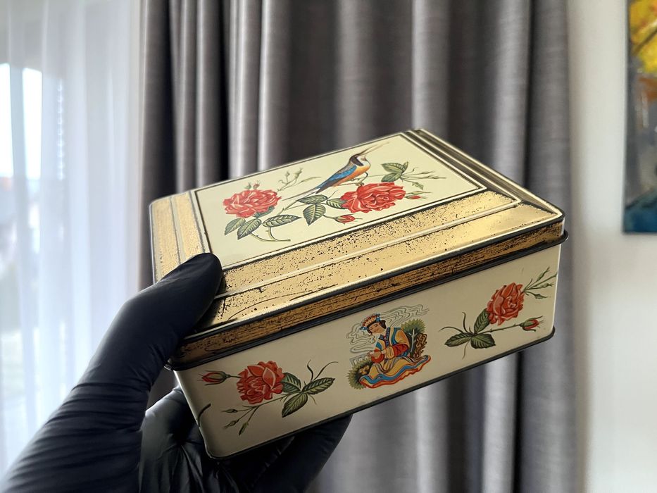 Puszka Pudełko na herbatę Niemeyer Holland Lata 1950/60 r.