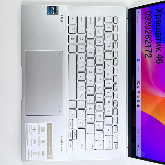 ASUS Zenbook 14 i9 13900H 16GB RAM 1TB SSD 2880x1800 90 Hz Гарантія Магазин