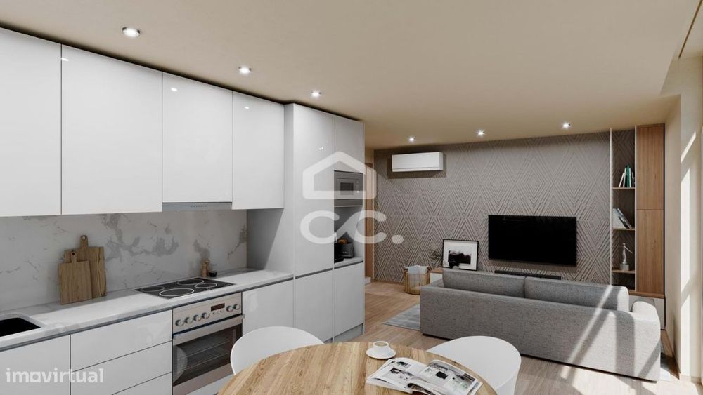 Apartamento T1+1 Novo em Zona Nobre – Conforto, Luz e Modernidade
