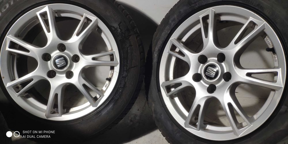 Koła 205/60R16 PIRELLI zimowe SEAT 5x112 alusy komplet zima 4szt 16