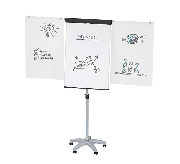 Flipcharts pretos – 3 unidades
