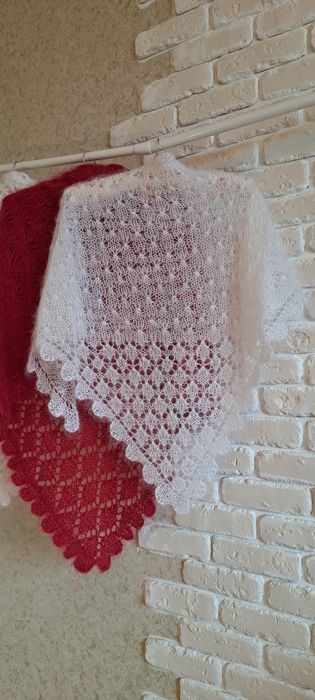 Хустки, шарфи,косинки з козячої шерсті і пуху