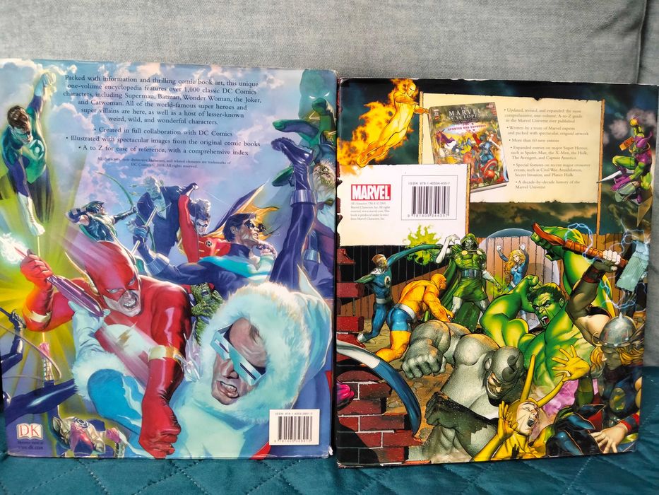Enciclopédias BD Marvel Comics & DC Comics