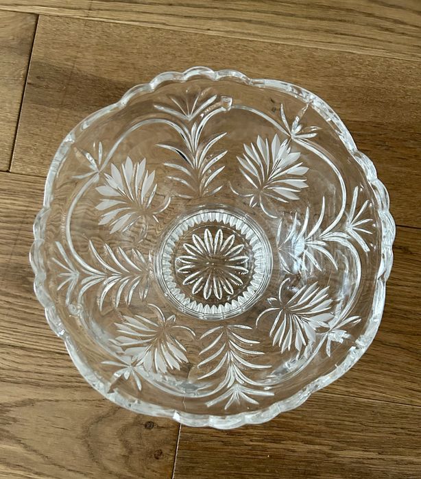 Miska miski wazy kryształ kryształowe PRL