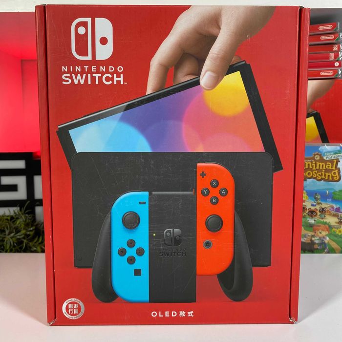 Консоль Nintendo Switch OLED 64GB Blue Red Свіч Новий Запакований ОЛЕД
