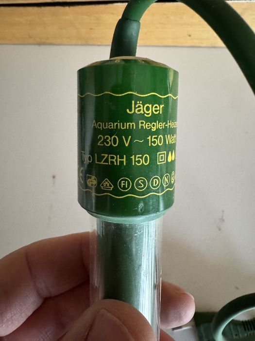 Aquecedor termostato submersível para aquário marca Jäger (Eheim)