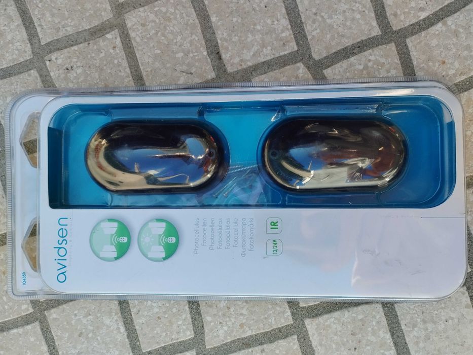 Sensores Portão Garagem Avidsen 12v/24v *novo* Ref: 104359