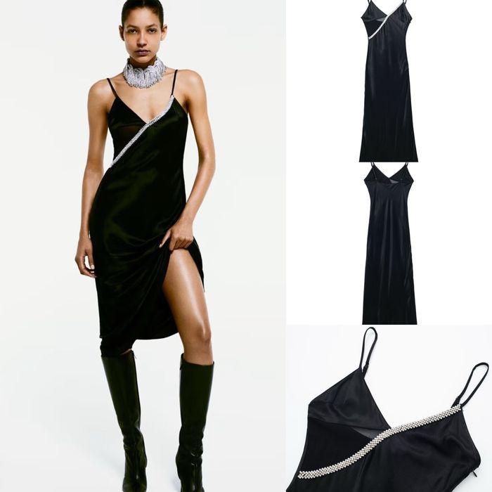 Сукня плаття Zara платье лен сарафан