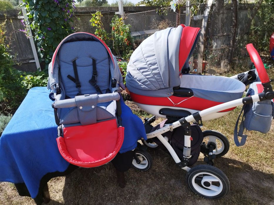 Дитяча коляска 2 в 1 Ajax Group Pearl Lava