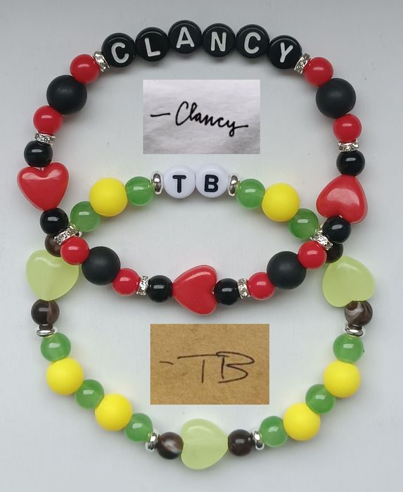 Bransoletki "Clancy" i "TB" Twenty One Pilots (2 szt.)