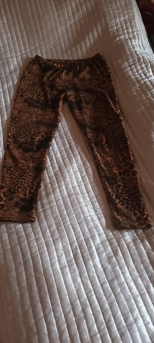 Spodnie panterka ocieplane roz. M