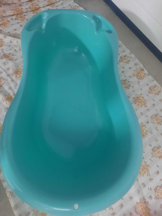 banheira Bébé Azul e Bacio Rosa