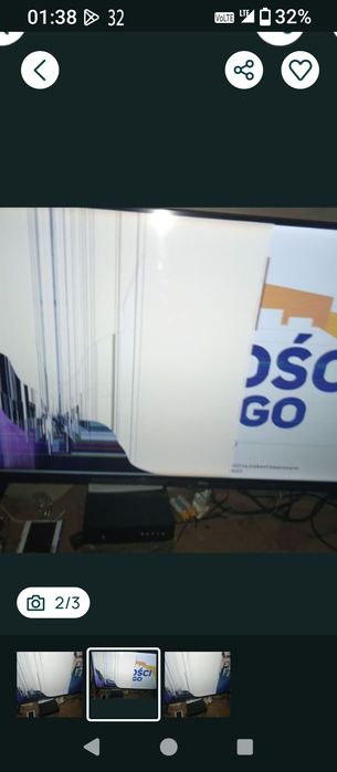 Tcl 32led Smart Android Bluetooth itp na części lub do naprawy