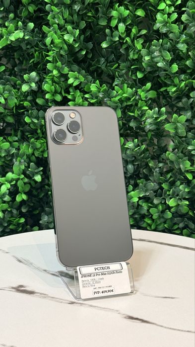 iPhone 12 Pro Max 512Gb Preto - Pague até 18x