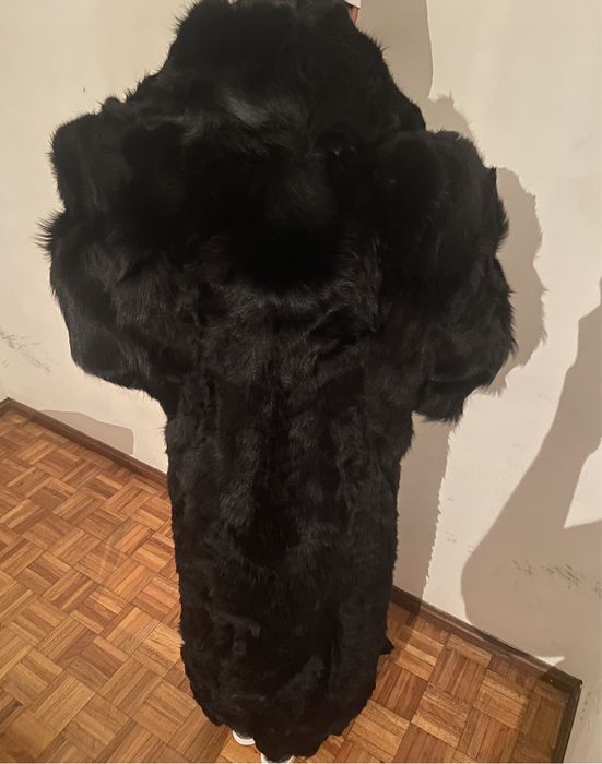 Casaco Vison Genuíno Preto