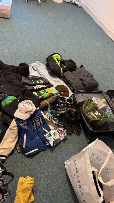 Великий набір одягу для хлопчика 6–7 років (120–140) + взуття