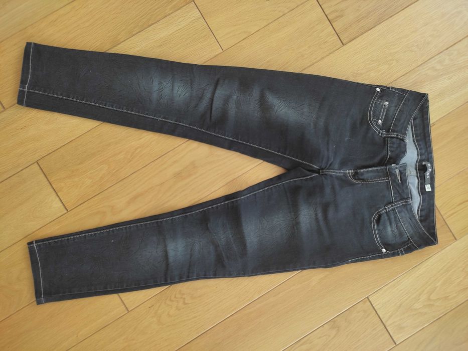spodnie/jeansy 38 czarne rozm M