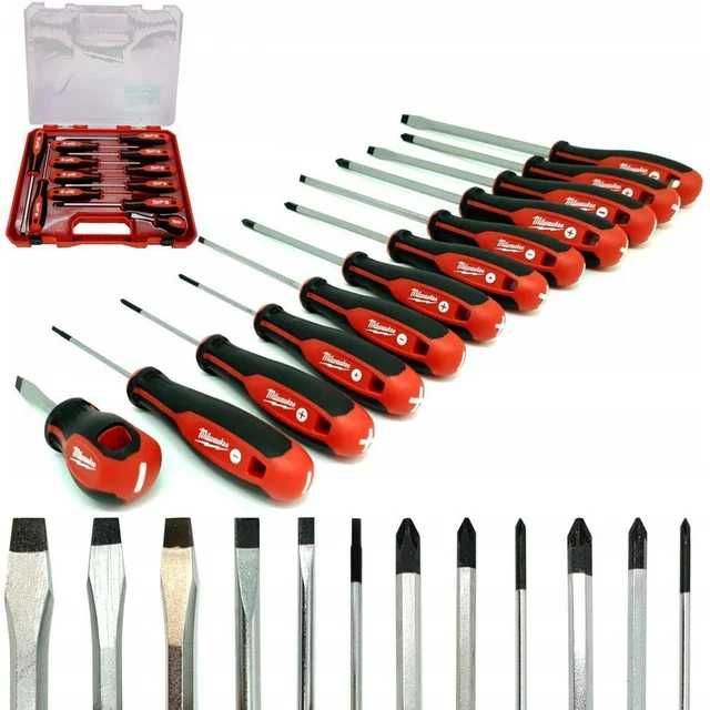 MILWAUKEE Jogo 12 Chaves Fenda Tri-Lobe 4932.472003 | NOVOS