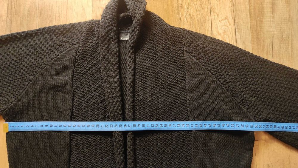 Kappahl czarne kimono krótki kardigan , narzutka S M L