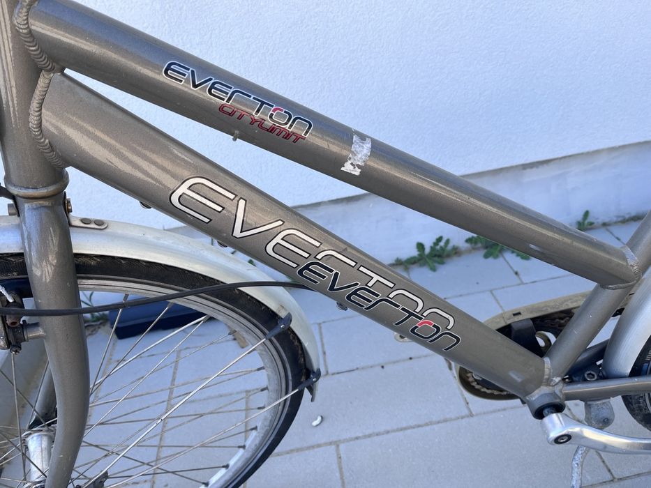 Stylowy rower miejski Everton CityLimit (damka) stan dobry bagażnik, koszyk, nóżka, przerzutki wewnętrzne
