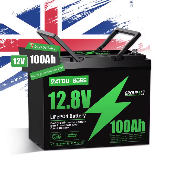 Аккумулятор LiFePO4  12v 100ah Datouboss оригінал , BMS , розпродаж!!