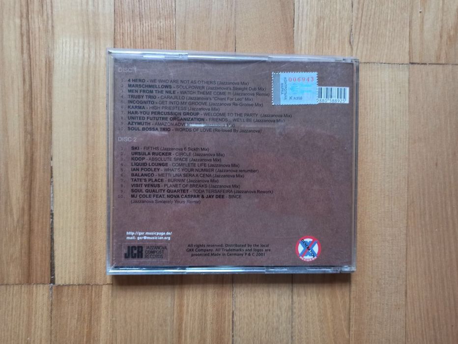 Jazzanova The Remixes 1997-2000 2 CD СД Джаз Соул Хаус Фанк Эсид Jazz