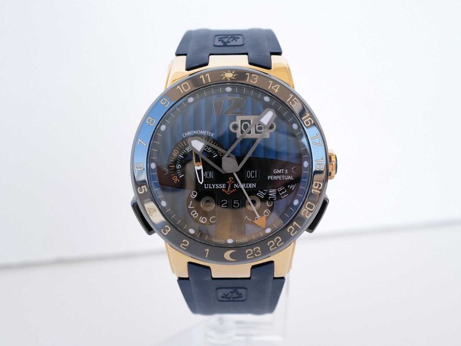 Ulysse Nardin Executive El Toro GMT Limited Edition 18K Rose Gold 43mm